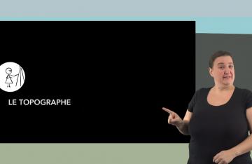 Les experts de l'archéologie : le topographe - Version langue des signes française