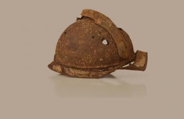 Casque soldat Grande Guerre