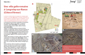 Texte à lire - Iconographie : Une villa gallo-romaine à Langrolay-sur-Rance (Côtes d’Armor)